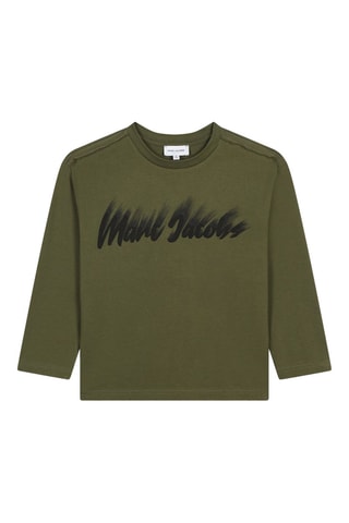 T-shirt en coton biologique - Vert olive - Marc Jacobs