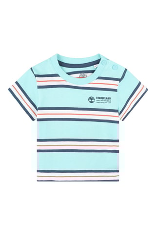 T-shirt en coton biologique - Bleu - Timberland