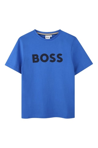 T-shirt regular - Bleu - Boss
