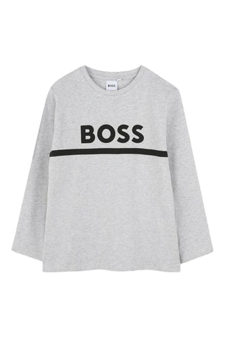 T-shirt - Gris clair chiné - Boss