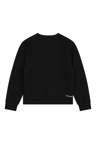 Sweat en coton biologique - Noir - Karl Lagerfeld