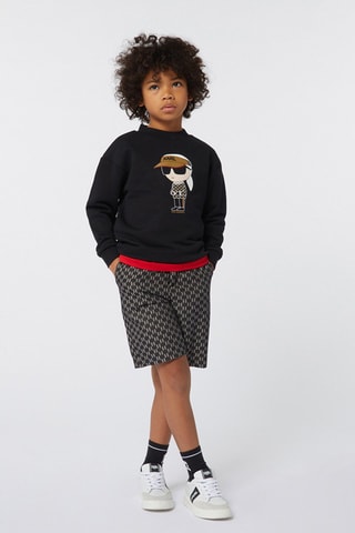 Sweat en coton biologique - Noir - Karl Lagerfeld