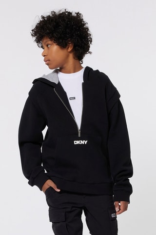 Sweat à capuche - Noir - DKNY