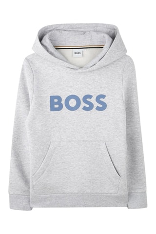 Sweat à capuche - Gris chiné - Boss