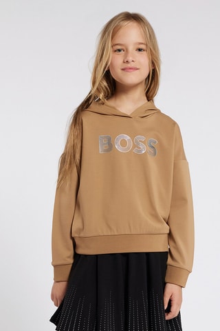 Sweat à capuche - Marron - Boss