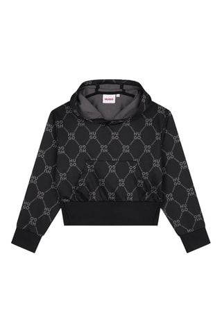 Sweat à capuche - Noir - Hugo