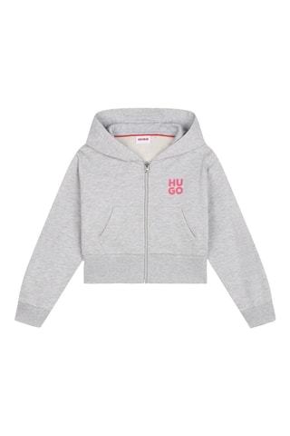 Sweat à capuche - Gris chiné - Hugo