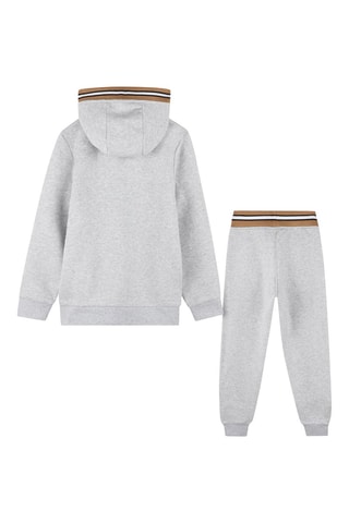 Sweat à capuche et jogging - Gris clair chiné - Boss