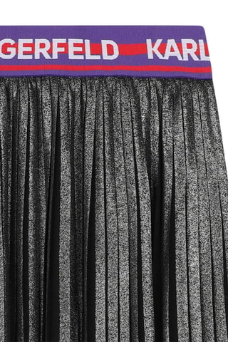 Jupe plissée - Gris - Karl Lagerfeld 