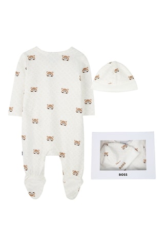 Grenouillère et bonnet - Blanc - Boss