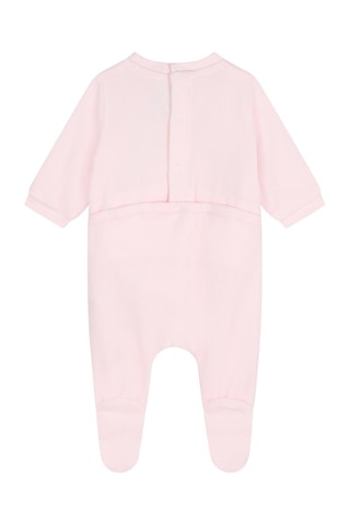 Grenouillère en coton biologique - Rose - Boss