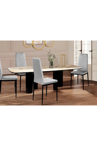 4 cadeiras Jade - 39 x 96 x 41,5 cm