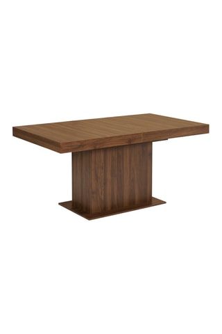 Table extensible - Imitation noyer