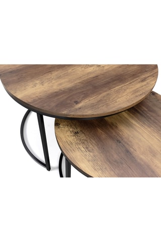 2 tables basses gigognes Eliza - 70 x 46 cm / 54 x 35,5 cm