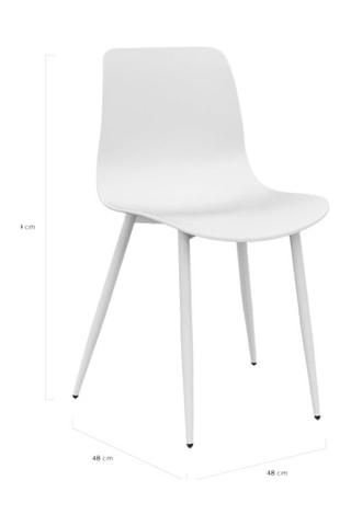 6 chaises Nala - 44 x 79 x 48 cm