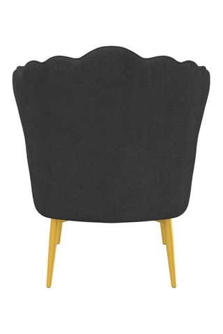 Fauteuil Arielle - Gris et doré