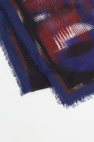 Carré - Bleu marine et écru