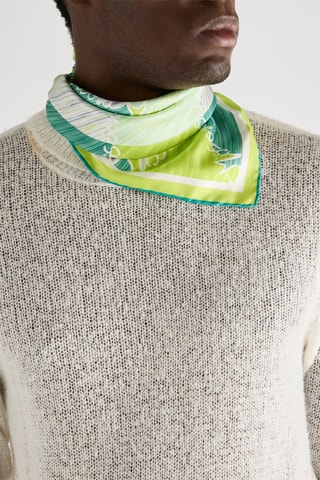 Carré en soie - Vert