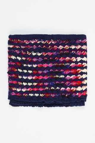 Snood en laine - Bleu marine