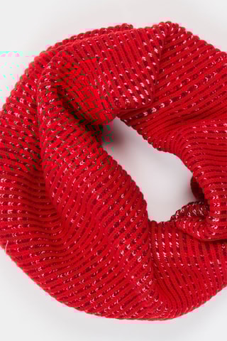 Snood en laine - Rouge