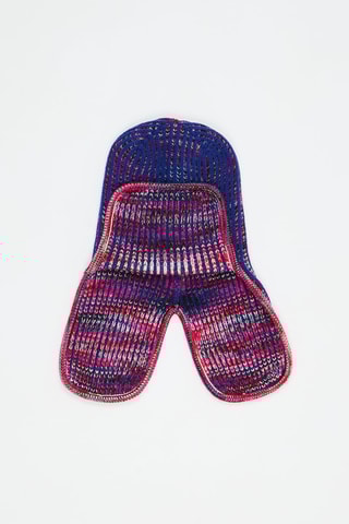 Bonnet aviateur en laine - Bleu marine