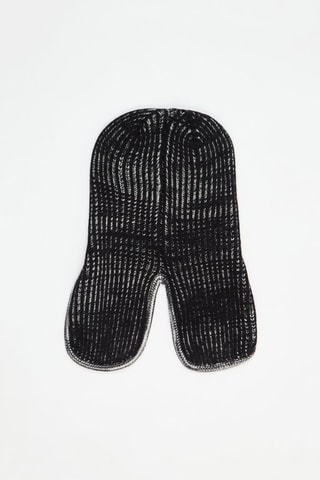 Bonnet aviateur en laine - Noir