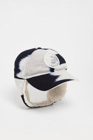 Casquette aviateur en laine - Noir