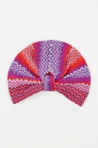 Turban en laine - Mauve