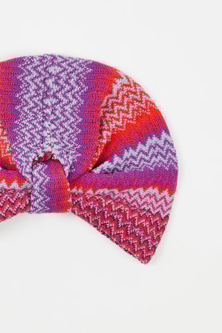 Turban en laine - Mauve