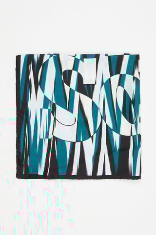 Carré en soie - Noir