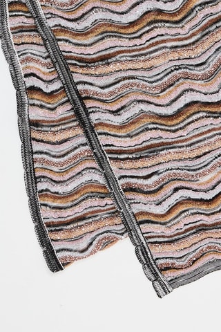 Echarpe - Rose et marron