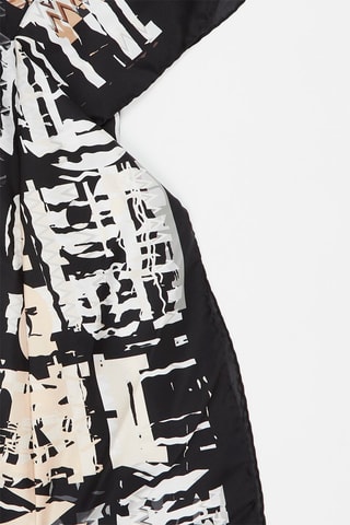 Carré en soie - Noir