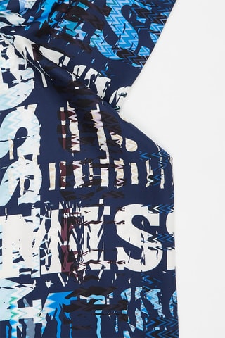 Carré en soie - Bleu marine