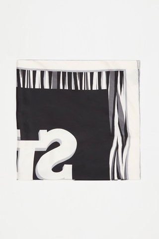 Carré en soie - Noir