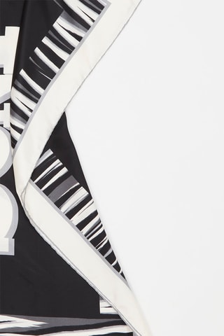 Carré en soie - Noir