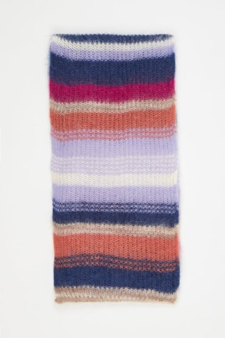 Echarpe en laine et mohair - Mauve