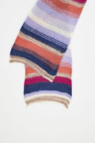 Echarpe en laine et mohair - Mauve