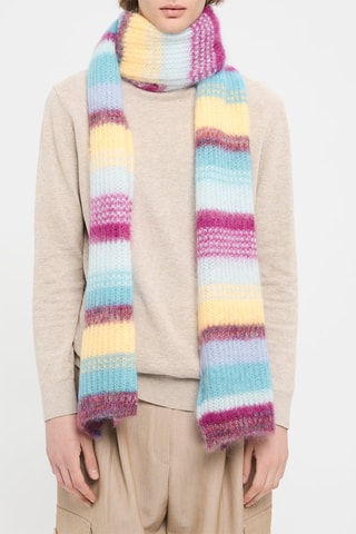 Echarpe en laine et mohair - Jaune