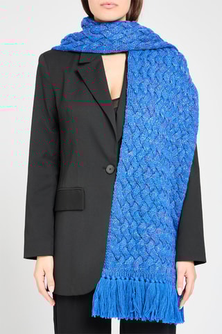 Echarpe en laine - Bleu roi