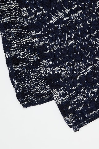 Echarpe en laine - Bleu marine