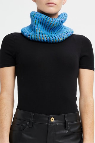 Snood en laine Bleu clair