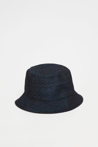 Bob en soie - Bleu marine chiné