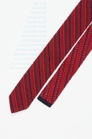 Cravate en laine Rouge
