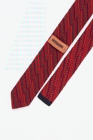 Cravate en laine Rouge