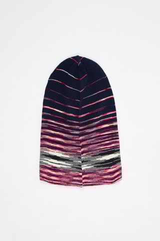 Cagoule en laine - Bleu marine