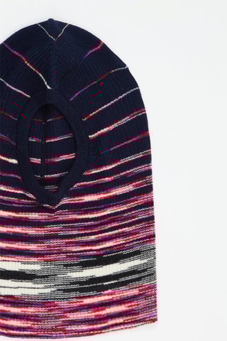 Cagoule en laine - Bleu marine