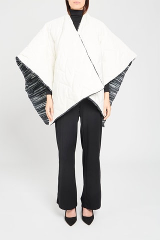 Poncho réversible - Blanc