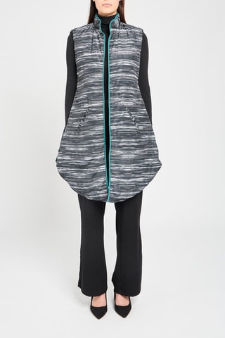 Gilet réversible sans manches - Vert foncé