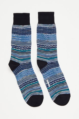 Chaussettes Bleu marine et blanc