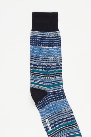 Chaussettes Bleu marine et blanc